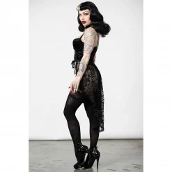 KILLSTAR BE VEILED LACE BASQUE