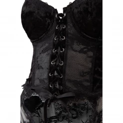 KILLSTAR BE VEILED LACE BASQUE