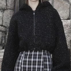 PunkRave PUNK RAVE BEAR EARS CROPPED DRAWSTRING JACKET 10 PunkRave PUNK RAVE BEAR EARS CROPPED DRAWSTRING JACKET