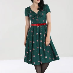HELL BUNNY BETH 50'S DRESS GREEN Apparel 11 HELL BUNNY BETH 50'S DRESS GREEN Apparel