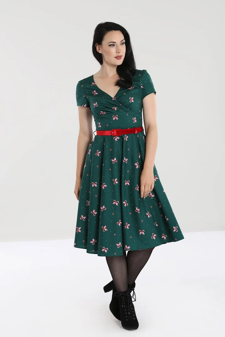 HELL BUNNY BETH 50'S DRESS GREEN Apparel 6 HELL BUNNY BETH 50'S DRESS GREEN Apparel