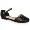 Bettie Page Shoes BETTIE PAGE BETSY BUCKLE FLATS BLACK 2 Bettie Page Shoes BETTIE PAGE BETSY BUCKLE FLATS BLACK