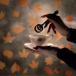 Back In Stock LIVELY GHOSTS HAUNTED HALLOWS TEA SPOON BLACK