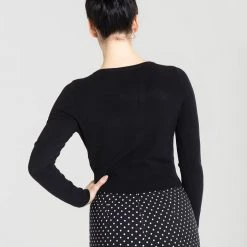 HELL BUNNY PALOMA CARDIGAN BLACK