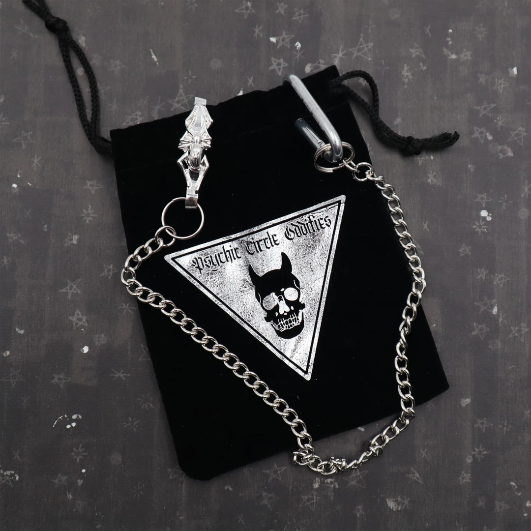 PSYCHIC CIRCLE ODDITIES BLACK WIDOW BELT CHAIN Accessories 5 PSYCHIC CIRCLE ODDITIES BLACK WIDOW BELT CHAIN Accessories