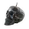 SOURPUSS ANATOMICAL SKULL CANDLE BLACK
