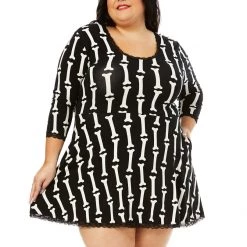 SOURPUSS MISS BONES LOW-BACK DRESS Shop Sour+Plus