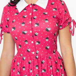 Shop Sour+Plus UNIQUE VINTAGE RETRO STYLE TEACUP CATS BRADY DRESS