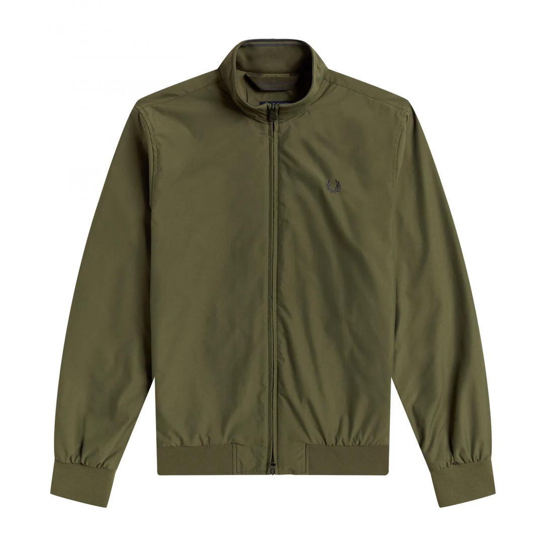 What's New FRED PERRY BRENTHAM JACKET MILITARY GREEN 3 What's New FRED PERRY BRENTHAM JACKET MILITARY GREEN