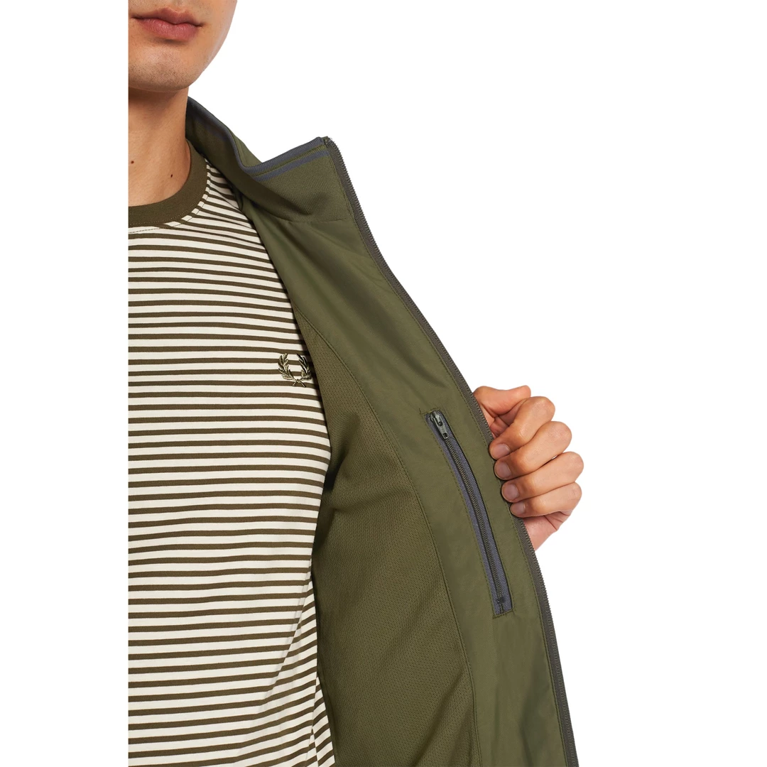 What's New FRED PERRY BRENTHAM JACKET MILITARY GREEN 8 What's New FRED PERRY BRENTHAM JACKET MILITARY GREEN