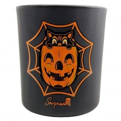SOURPUSS HALLOWEEN PUMPKIN CAT CANDLE Haunted Homewares