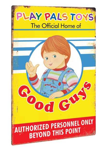 Homewares TRICK OR TREAT STUDIOS CHILD'S PLAY 2 PLAY PALS METAL SIGN 3 Homewares TRICK OR TREAT STUDIOS CHILD'S PLAY 2 PLAY PALS METAL SIGN