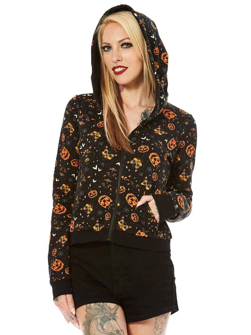 Shop Sour+Plus SOURPUSS CLASSIC HALLOWEEN CROPPED HOODIE 4 Shop Sour+Plus SOURPUSS CLASSIC HALLOWEEN CROPPED HOODIE