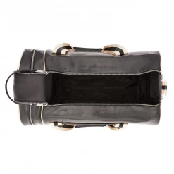 FRED PERRY CLASSIC BARREL BAG BLACK/ECRU