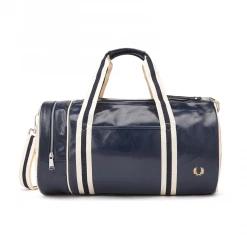 FRED PERRY CLASSIC BARREL BAG NAVY/ECRU Accessories