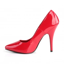 None CLASSIC POINTED TOE PUMP RED Footwear