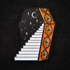 ECTOGASM COFFIN STAIRS ENAMEL PIN