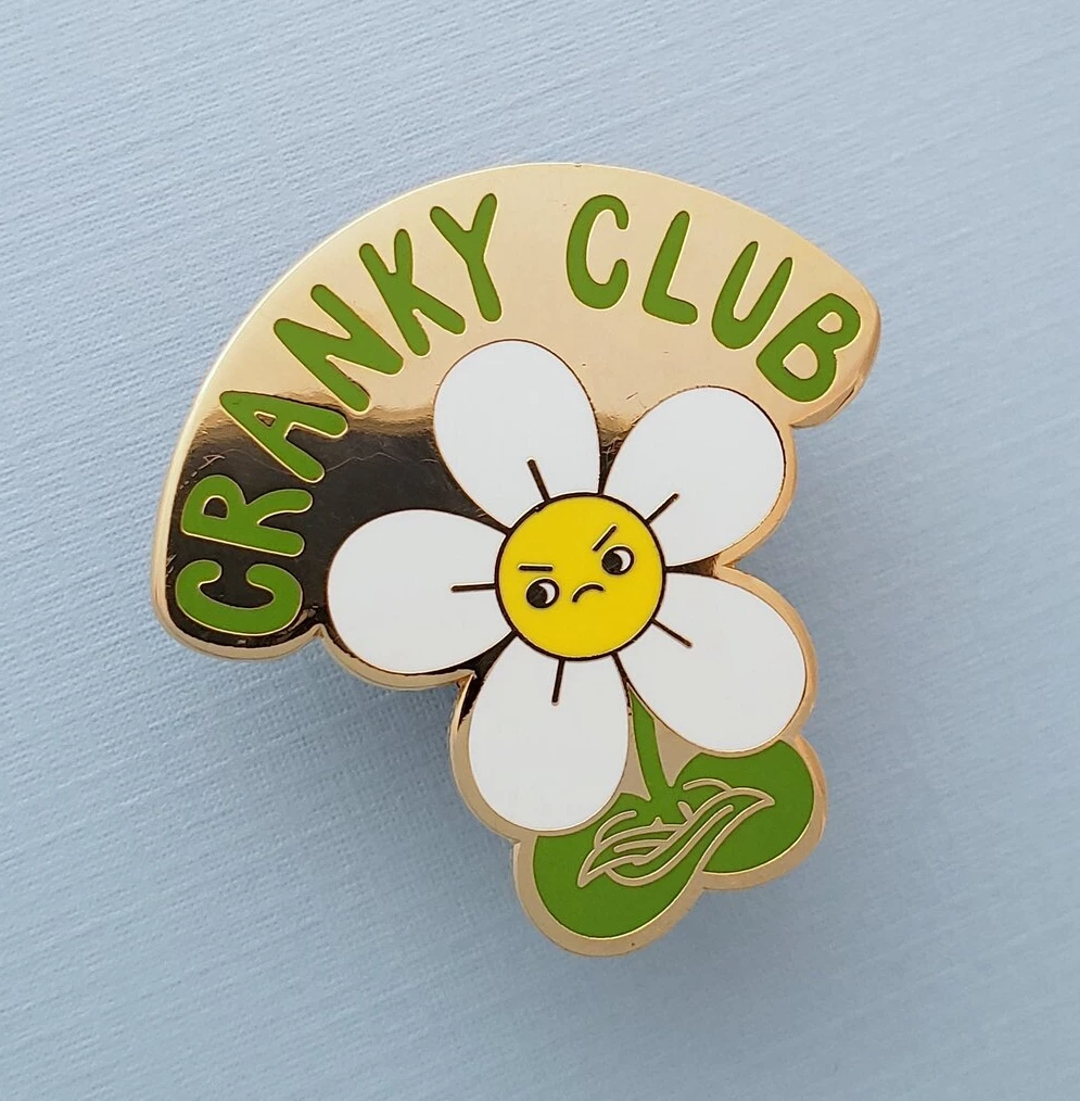 Accessories THESE THINGS CRANKY CLUB ENAMEL PIN 4 Accessories THESE THINGS CRANKY CLUB ENAMEL PIN