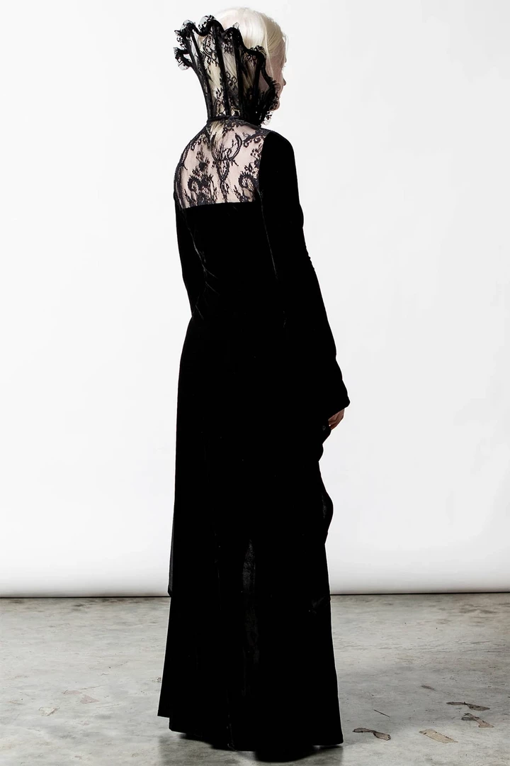 KILLSTAR DAWN MAXI DRESS BLACK 7 KILLSTAR DAWN MAXI DRESS BLACK