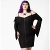 KILLSTAR DEMELZA BARDOT ZIP DRESS Shop Sour+Plus 2 KILLSTAR DEMELZA BARDOT ZIP DRESS Shop Sour+Plus