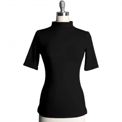 HEART OF HAUTE DENISE TOP BLACK