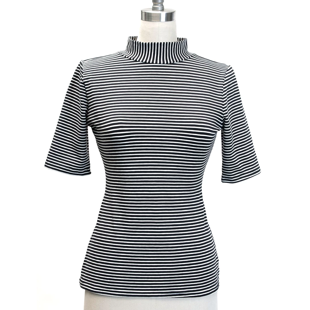 What's New HEART OF HAUTE STRIPED DENISE TOP BLACK/WHITE 3 What's New HEART OF HAUTE STRIPED DENISE TOP BLACK/WHITE
