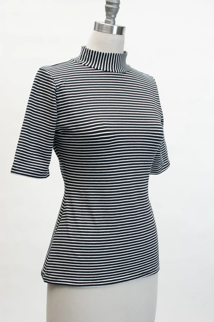 What's New HEART OF HAUTE STRIPED DENISE TOP BLACK/WHITE 5 What's New HEART OF HAUTE STRIPED DENISE TOP BLACK/WHITE
