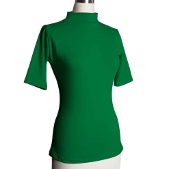 Shop Sour+Plus HEART OF HAUTE DENISE TOP KELLY GREEN