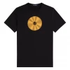 FRED PERRY DISC GRAPHIC T SHIRT BLK