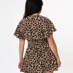 UNIQUE VINTAGE LEOPARD PRINT DOTTIE CROP TOP Shop Sour+Plus