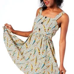 SOURPUSS DAGGERS GAUZY DRESS