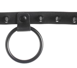 None Back In Stock ELEMENT BLACK HANGING RING SPIKE CHOKER