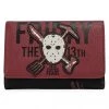 LOUNGEFLY FRIDAY THE 13TH JASON MASK TRIFOLD WALLET