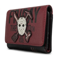 LOUNGEFLY FRIDAY THE 13TH JASON MASK TRIFOLD WALLET 9 LOUNGEFLY FRIDAY THE 13TH JASON MASK TRIFOLD WALLET