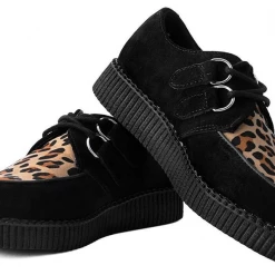 T.U.K. VIVA II LOW CREEPER BLACK/LEO 10 T.U.K. VIVA II LOW CREEPER BLACK/LEO
