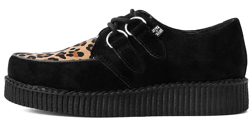 T.U.K. VIVA II LOW CREEPER BLACK/LEO 4 T.U.K. VIVA II LOW CREEPER BLACK/LEO