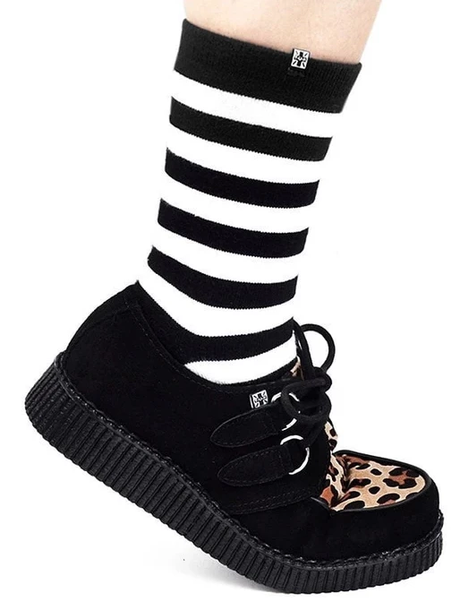 T.U.K. VIVA II LOW CREEPER BLACK/LEO 7 T.U.K. VIVA II LOW CREEPER BLACK/LEO