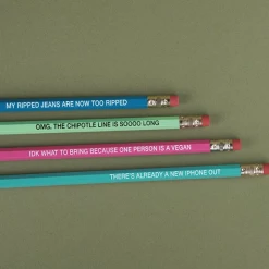 WHISKEY RIVER SOAP CO. FIRST WORLD PROBLEMS PENCILS