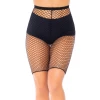 None Ghouls Just Wanna Have Sun INDUSTRIAL NET BIKER SHORTS BLACK