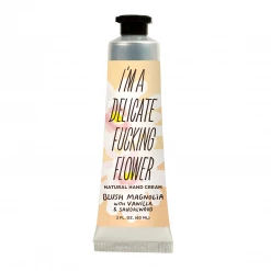 Blue Q What's New I'M A DELICATE F*CKING FLOWER HAND CREAM MAGNOLIA