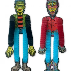 Homewares RETRO A GO GO PARTY KILLERS DECORATIONS CRANKY FRANKIE & SHOCK WOLF