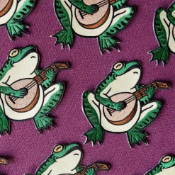 What's New CAT COVEN FROG SERENADE EMBROIDERED PATCH