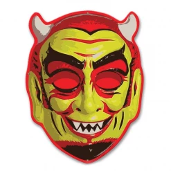 RETRO A GO GO FUN HOUSE DEVIL METAL SIGN