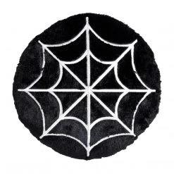 SOURPUSS FURRY SPIDERWEB PILLOW