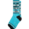 Gumball Poodle BE KIND TO ANIMALS OR I'LL KILL YOU GYM SOCKS