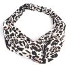 None GIGI LEOPARD PRINT KNOT STRETCH HEADBAND Ghouls Just Wanna Have Sun