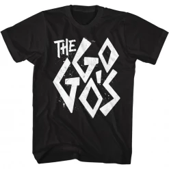 Graphic Tees THE GO GO'S DISTRESS LOGO T SHIRT