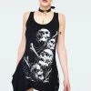 JAWBREAKER GRAVEYARD SKULLS MESH-BACK TANK TOP Apparel