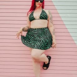 What's New SOURPUSS GREEN ZEBRA SWIM SKIRT 9 What's New SOURPUSS GREEN ZEBRA SWIM SKIRT