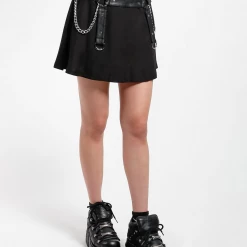 Tripp NYC Shop Sour+Plus TRIPP BLACK HARNESS CHAIN SKIRT